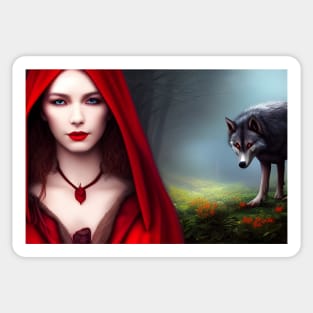 Red Riding Hood Sticker